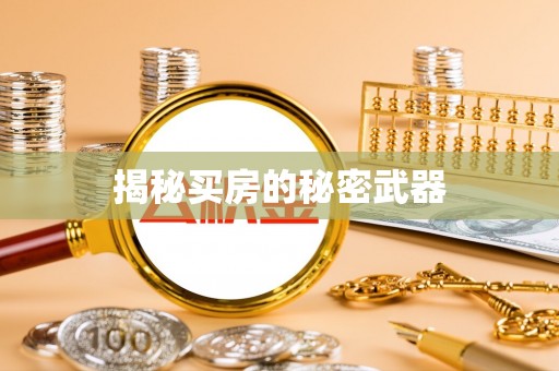 乐陵揭秘买房的秘密武器
